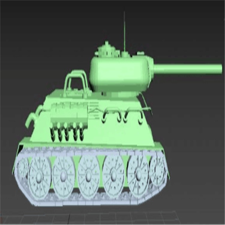 斗门充气军用坦克模型